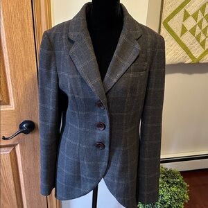 CAbi Equestrian Classic Plaid Women’s Blazer